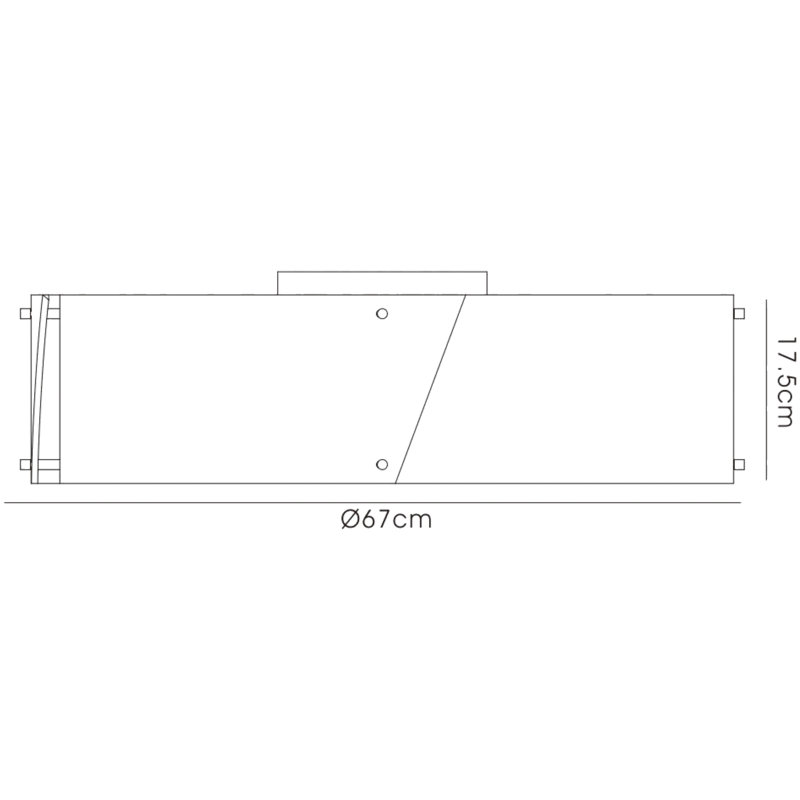 Clouse Acrylic Flush Mount, Medium