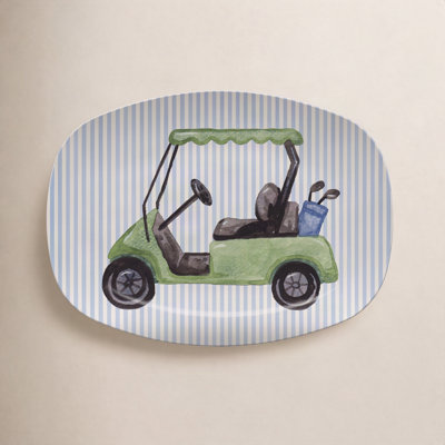 Hit The Greens Oval Resin Platter