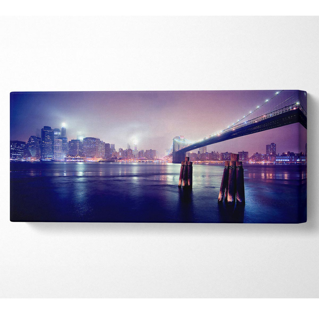 City Nights Lights - Kunstdrucke auf Segeltuch