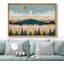 «Abstract Mountain Nature Scenery - Floater Frame», reproduction d'art sur toile-309820710-336844671