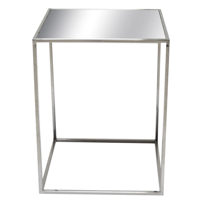 Collin Glass Top Frame Side Table Set