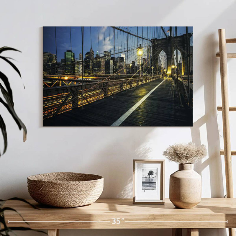 Éclairage Brooklyn Bridge, H 16 po x l 24 po
