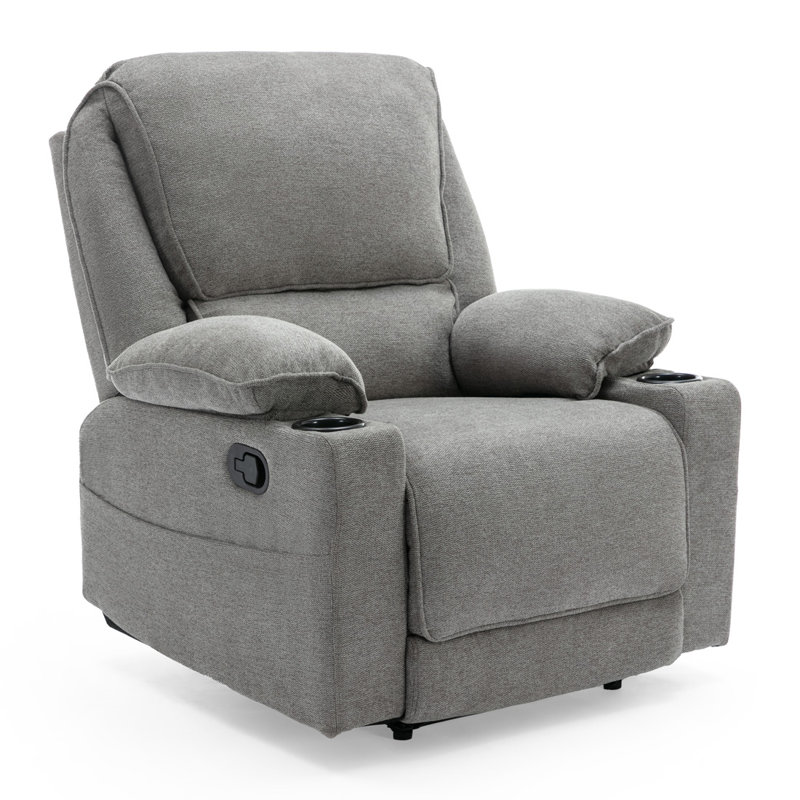 Sydney Latch Recliner Sofa, Grey