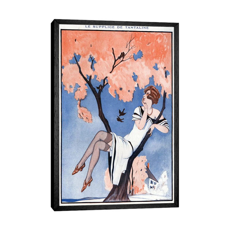 1924 La Vie Parisienne Magazine Plate by The Advertising Archives - Gallery-Wrapped Canvas Giclée on Canvas