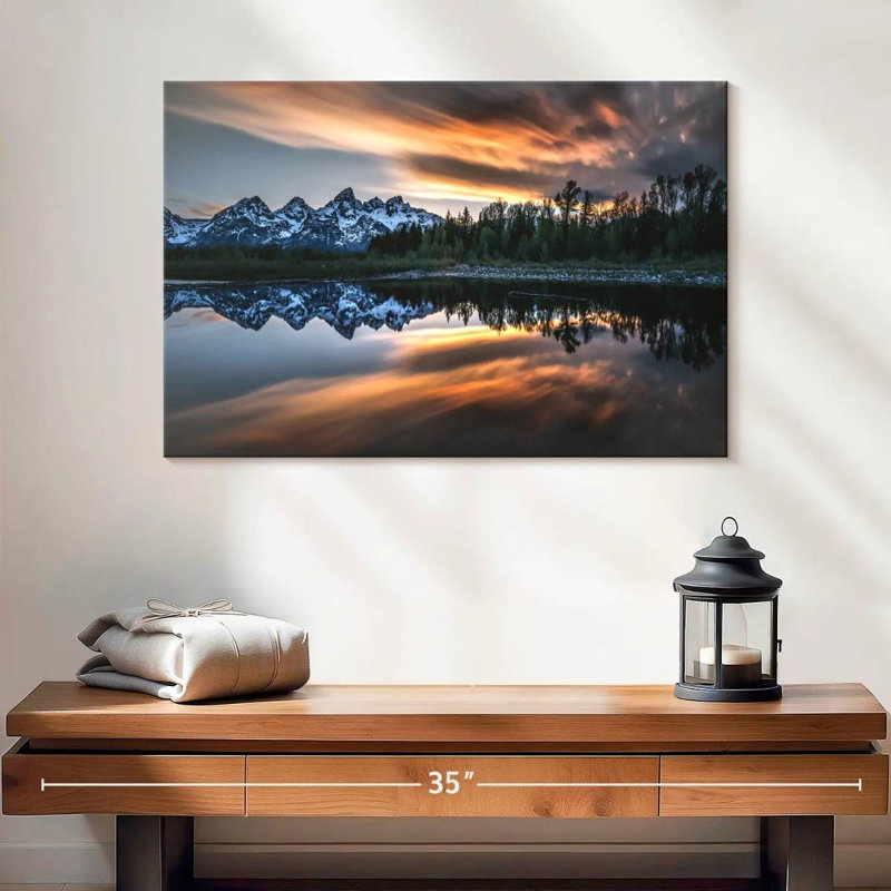 Alvord Grand Teton Sunset Glow, H 16 po x l 24 po