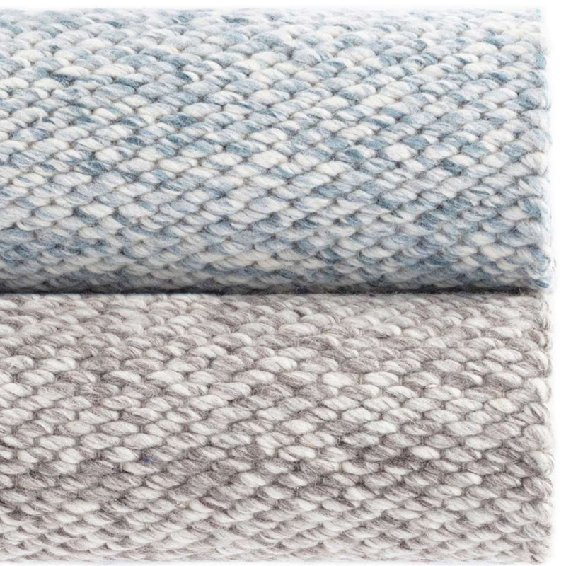 Loggia Sky Handwoven Wool Rug, Rectangle 8'6" x 11'6"