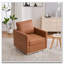 Fauteuil d'appoint pivotant rembourré 30,7 po l 30,7 po-200962068