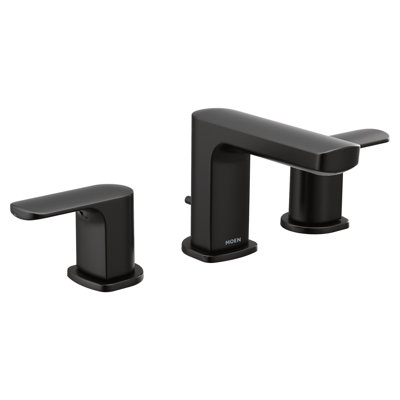 Moen Rizon Two-Handle Widespread Bathroom Faucet, Valve Included