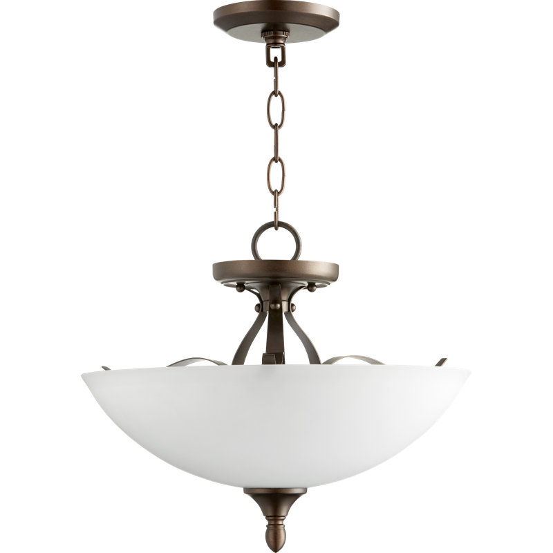 Brookview 3 - Light Bowl Pendant, Oiled Bronze