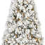Sapin de Noël blanc 6 pi