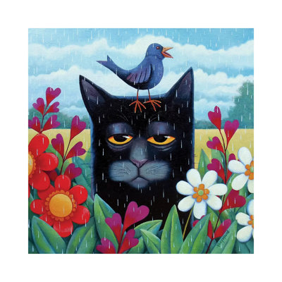 Blue Summer by Vicky Mount - Painting on Canvas
