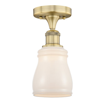 Makemson Glass Semi Flush Mount