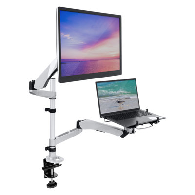 Full Motion Universal 2 Screen Pole Mount
