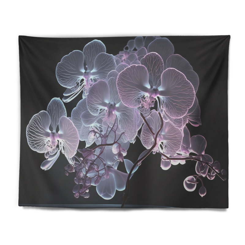Tapisserie en polyester avec punaises, H 50 po x l 60 po