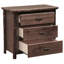 Commode à trois tiroirs Fireside Lodge Hickory - Cannelle - Premium Line-14234524