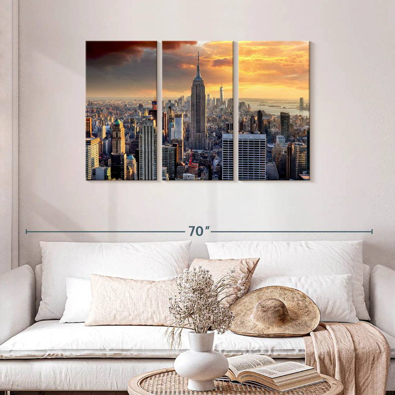 Sirci Metropolitan NYC, H 28 po x l 45 po