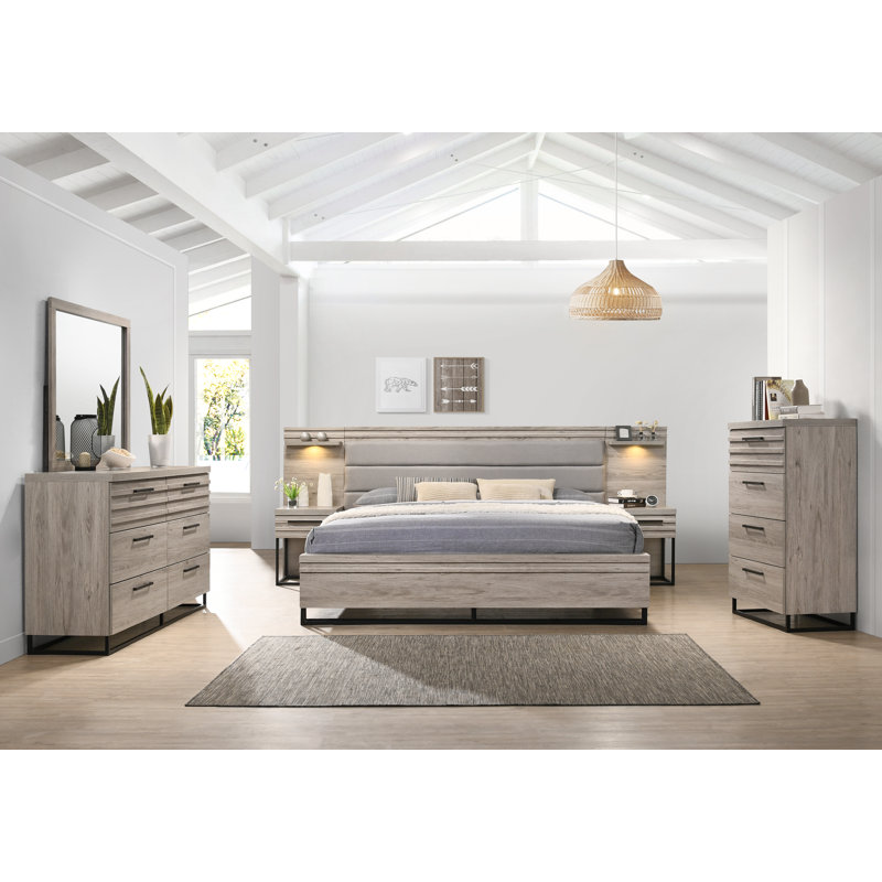 Earvin Piece Bedroom Set, King