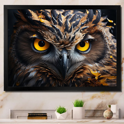 " Yellow Owl Mesmerizing State I "