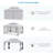 Patio Gazebo, Outdoor Gazebo Canopy Shelter With Netting And Curtains, Aluminum Frame For Garden, Lawn, Backyard And Deck (Canopy)-112604625-112604628