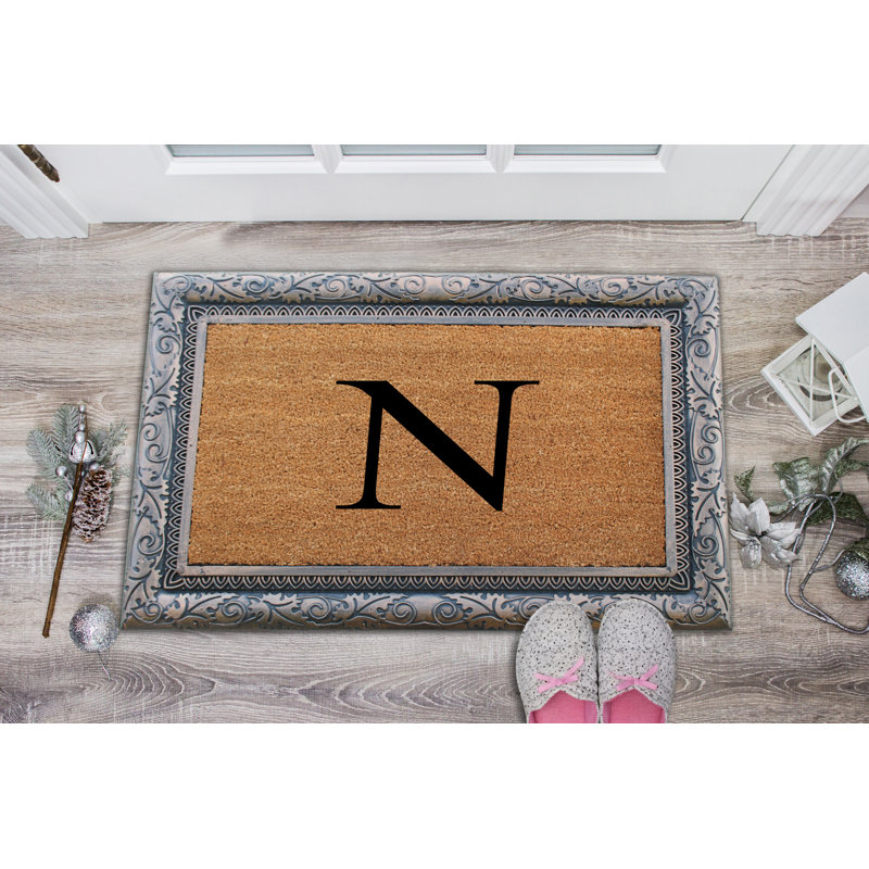Tapis d’extérieur antidérapant anti-dérapant 36" x 24" en caoutchouc et coco Mazama, N