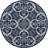 Machine-Woven Stain Resistant Floral Area Rug-2004387463