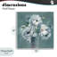 Impression sur plaque de pivoines blanches dans un vase, design par Nan
