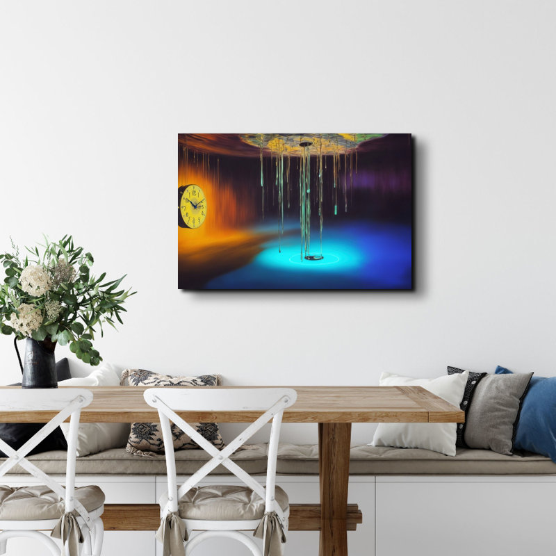 «Persistance of Memory Reimagined 19» par Stephen Chambers, impression sur toile tendue, L 18 po x H 15 po
