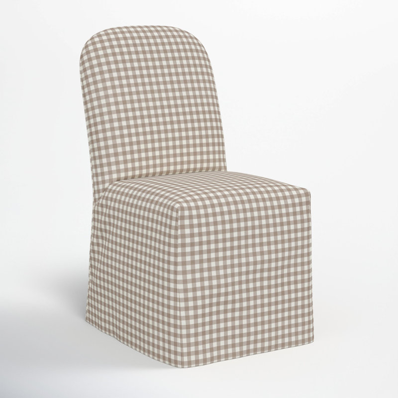 Chaise de salle à manger Velma Maggie, Brun clair vichy classique