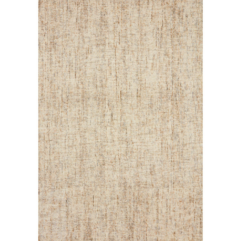 Tapis gris en laine touffeté à la main Ilinka, Rectangle 7 pi 9 po x 9 pi 9 po
