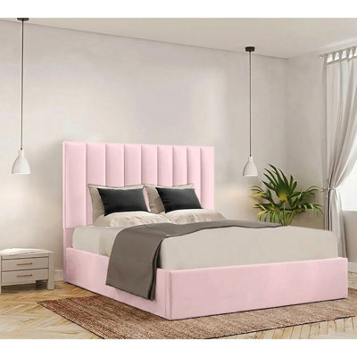 Besar Upholstered Ottoman Storage Bed