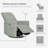 Greenguard Gold Certified Upholstered Swivel Reclining Glider-103110640