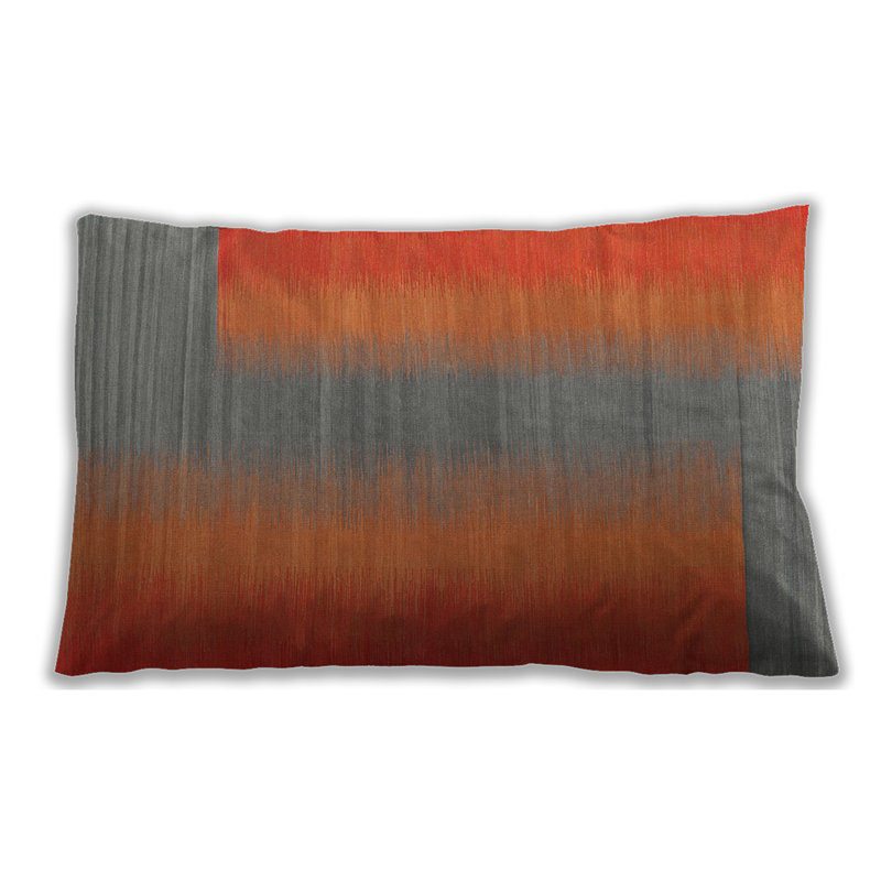 Abstract Throw Pillow, Microsuede