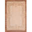 Tapis en laine et soie crème à motif traditionnel noué à la main Original
