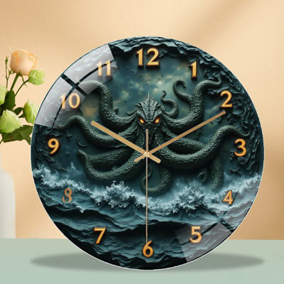Horloge murale 12 po Cthulhu