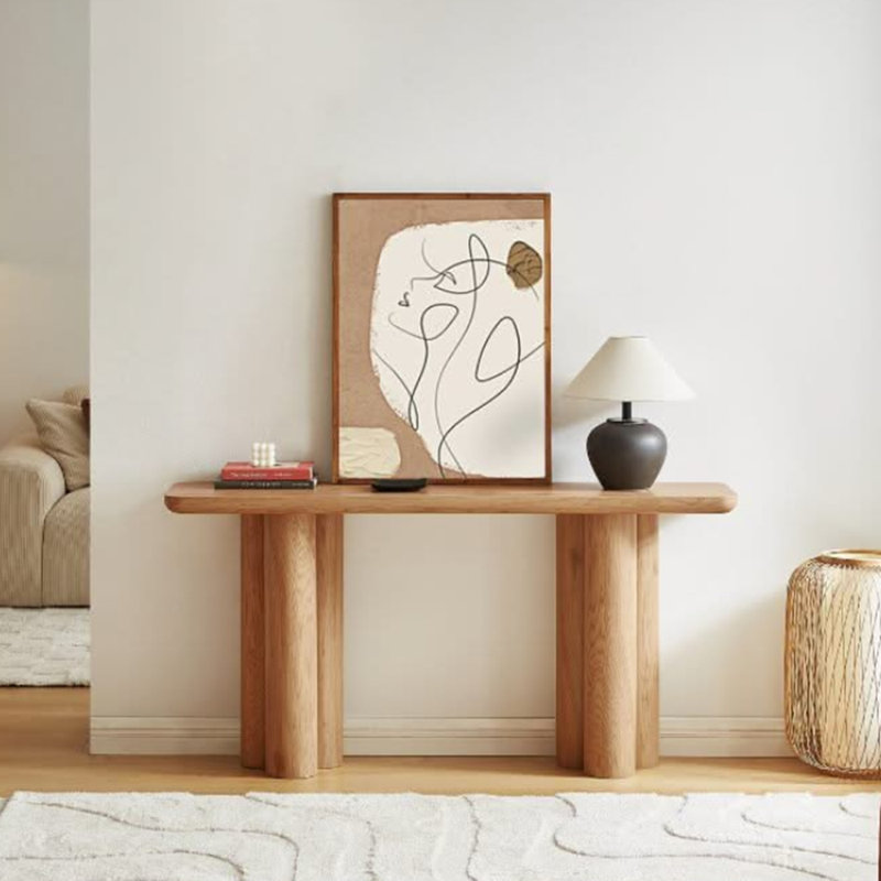Console américaine de style rétro simple, 29.5" H x 63" W x 11.8" D