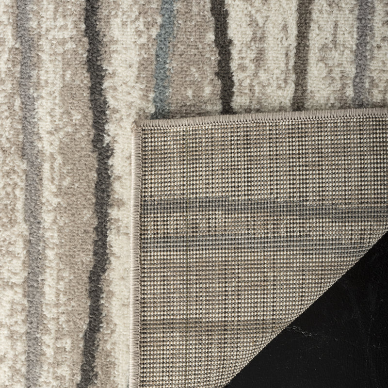 Shutesbury Abstract Hand Woven Area Rug, Rectangle 201 x 279 cm