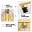 4-light Dimmable Vanity Light With Amber Vintage Floral Tulip Glass Shade-1621264807-1613618702