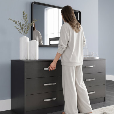Commode double 6 tiroirs Dymone