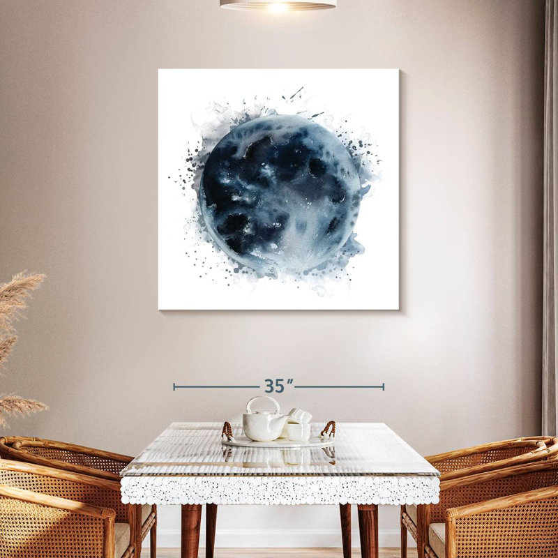 Oberle Moon Abstract, 39" H x 39" W