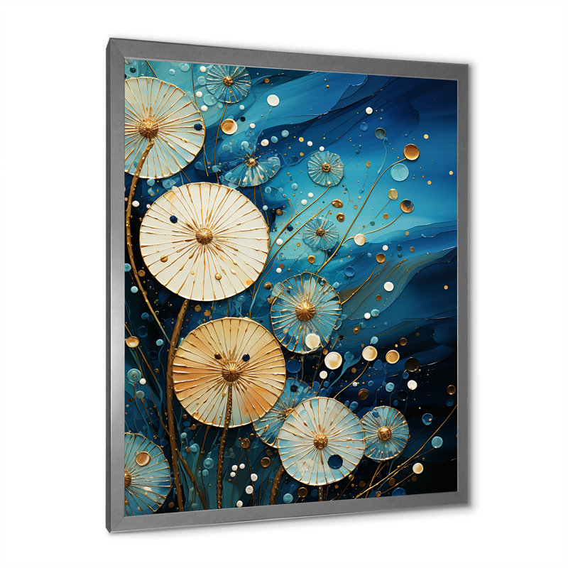 Seacreature Reflections III, Cadre simple argenté, H 20 po x l 12 po x P 1 po