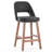 Mid-Century Modern Armless Upholstered Counter Stool-1757312363