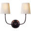 Thomas O'Brien Vendome Double Sconce-89360084-51180029