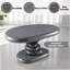 Table de bout grise ultrabrillante