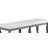 Elifils Fabric Dining Bench in Gray