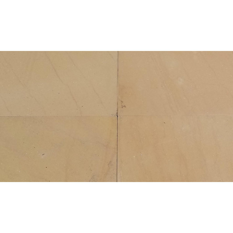 Carreau de mur et de sol en pierre de grès 12 po x 12 po, Doré Kokomo