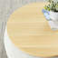 Table de bout, repose-pieds rond avec rangement-67777096-67777101