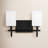 Rowley 13.88" W 2-Light Dimmable Steel Vanity Light-682638925