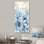 Carreaux botaniques blancs et bleus I - Botanicals Wall Art
