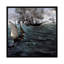 Reproduction d'art sur toile tendue, "La Bataille de l'USS Kearsarge et du Css Alabama" par Edward Manet-316963153-372233803-372233796