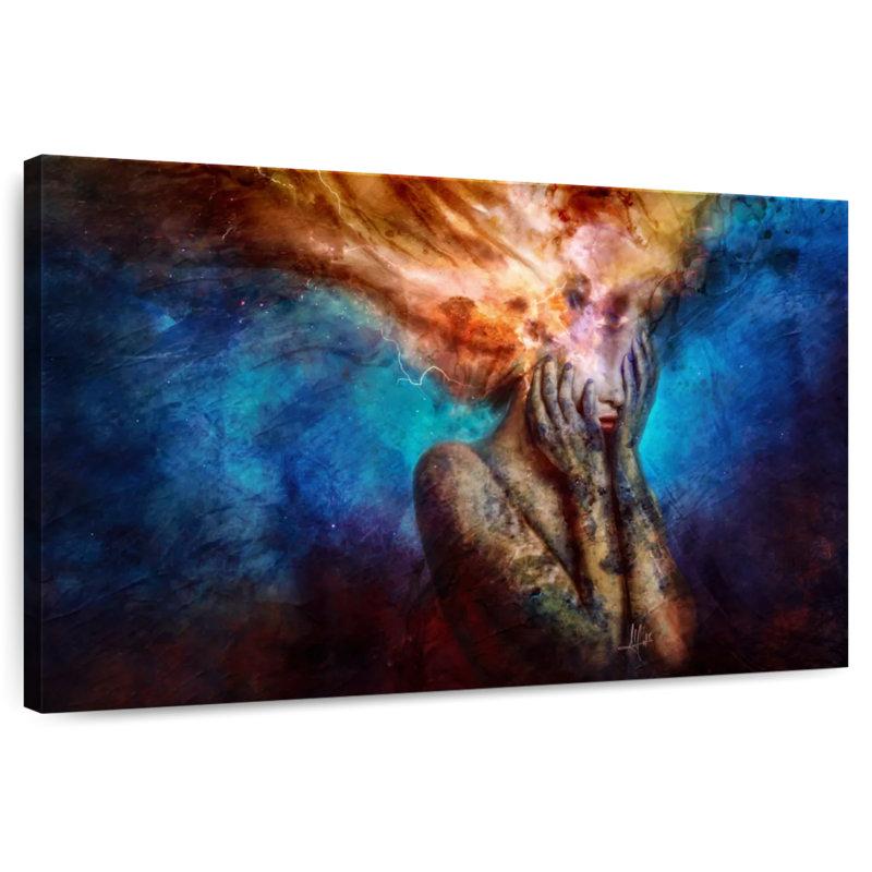 Kiahanna Thundering Neurosis, 8" H x 12" W
